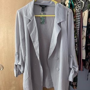 Grey light weight blazer